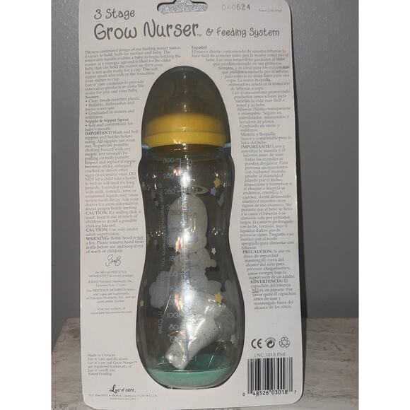 Precious Moments Baby 3 Stage Grow Nursery/ feeding bottle. Baby angel print NWT - Picture 4 of 4